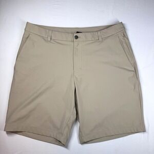 Lululemon Shorts Mens Size 36 Khaki Tan Commission Classic Warpstreme 9" M7B96S